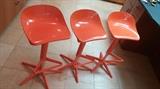 KNOLL International molded stools, footrests, Kartell Italy