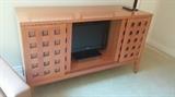 Media Cabinet, door to door, Ted Boerner, Glass doors, maple