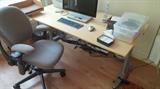 Computer table, Steelcase LEAP chairs