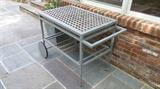McGuire Teak and Aluminum frame Serving Cart