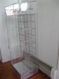 Lucite Moet and Chandon champagne/wine storage display case.