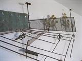 Curtis Jere, signed, "the Tennis Game", early 1970's wall sculpture