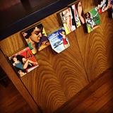 Detail, Hollywood del Rio pair side bureaus, by Malibu Crider