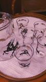 deco Gazelles beverage set