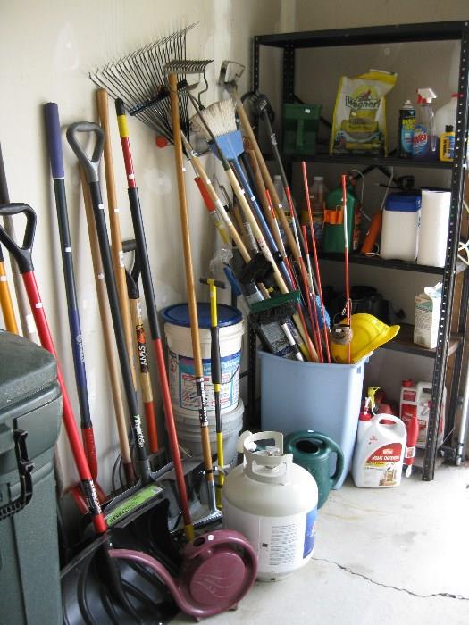 Lawn and Garden Tools, etc.