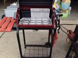 New electric grill ready for fall grilling!