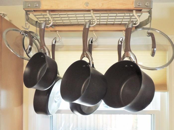 Pots and pans and kitchen utensils