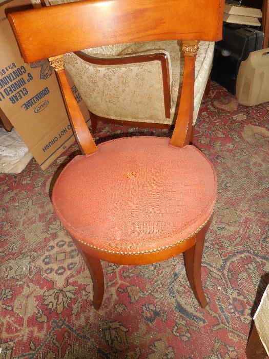 Vintage Charlotte Company Furniture Side Chair (2)