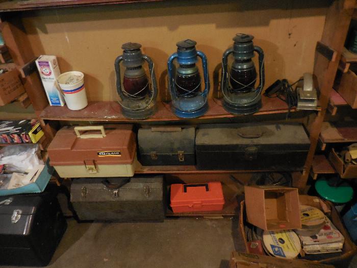 Lanterns and tool boxes