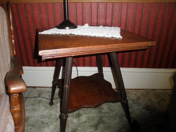 antique end table