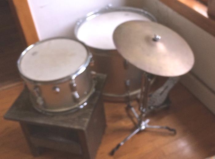 Drum trio to raise the roof. May want to add extra pieces for the next Ringo Star. Everyone wants a turn.$125