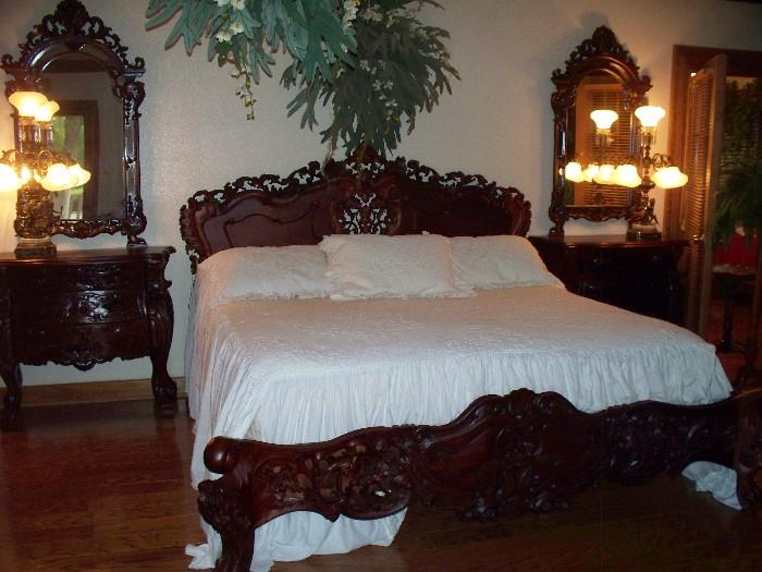 Ornate King Bed