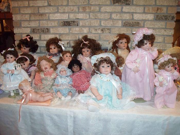 Great selection of Dolls