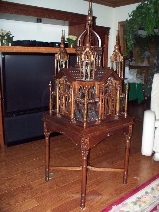 Cathedral Birdcage & Stand