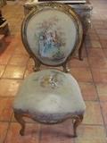 Hand Painted Victorian Chair