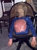 Creepy CPR dummy