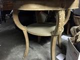 Antique table base