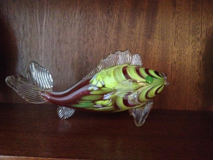 Art Glass fish figurine