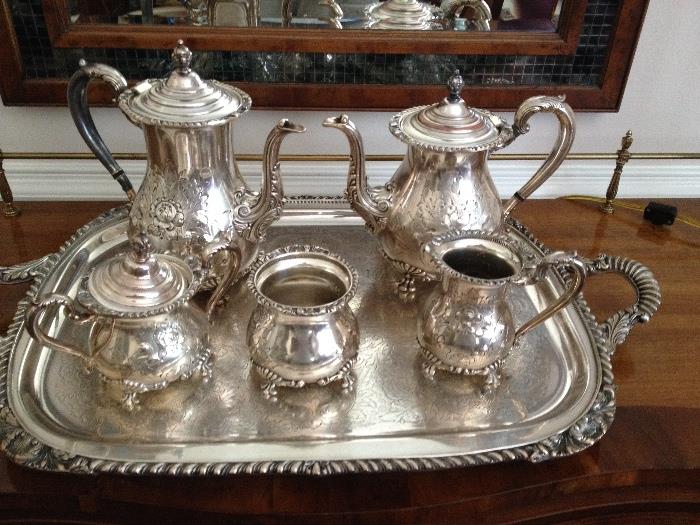 Gorgeous Vintage Anston Fine Silver Plate tea service