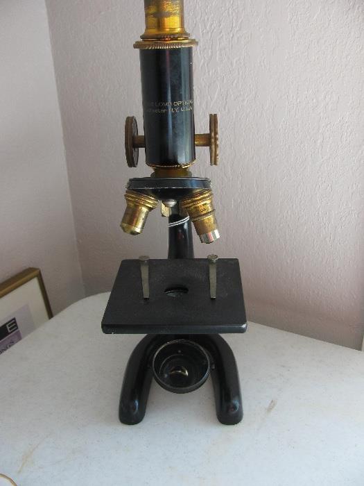 Vintage Lab Microscope