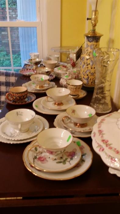 Tea cup collection