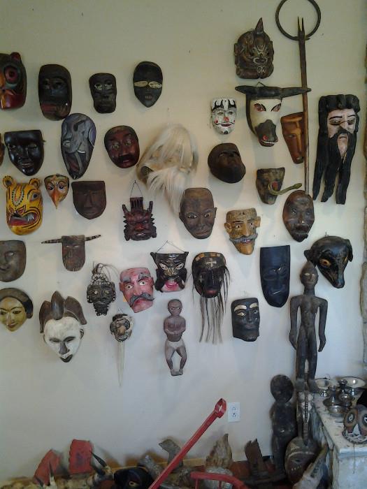 Masks from all over the world
