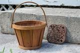Thomas Speck original signed and dated gathering basket
