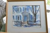 John Reid's "Marblehead Doorway" original watercolor dated 9/19/32