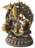 Tibetan Gilt Bronze Statue of Kubera on Beast -
List : $2,500 
Sale Price: $1,750