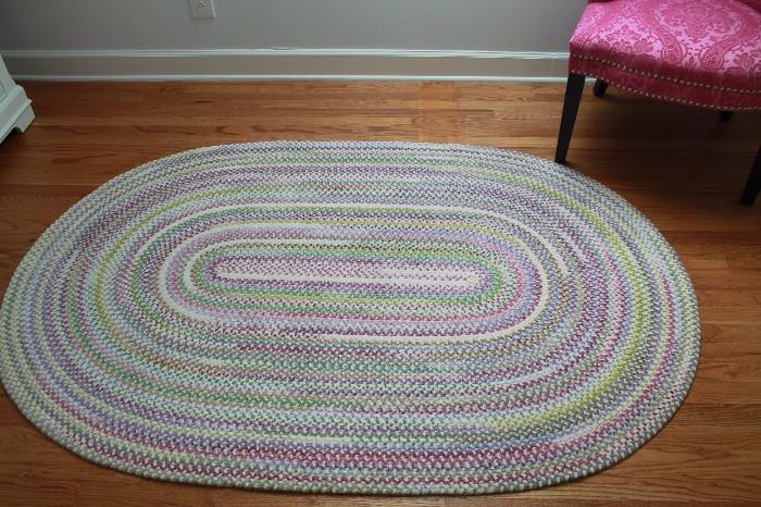 Capel oval rug