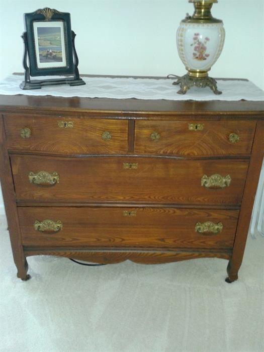antique oak dresser