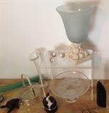 Frosted Vase, collectibles, serving pieces