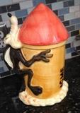 Vintage Warner Brother's Coyote & Acme Rocket Cookie Jar