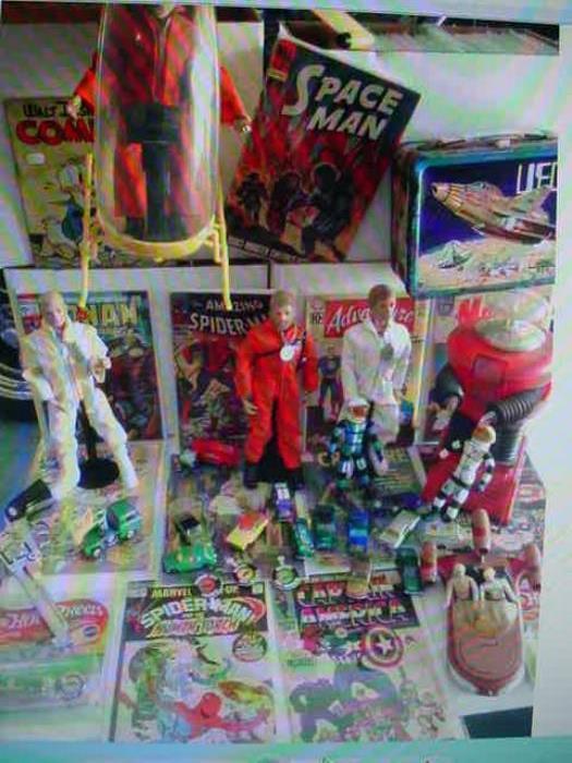 More vintage comics, action figure dolls, vehicles and so much more