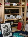 various sets of children tea sets, vintage books, autographed pictures and more