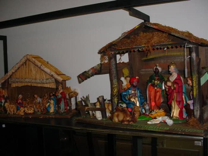 Vintage nativity sets