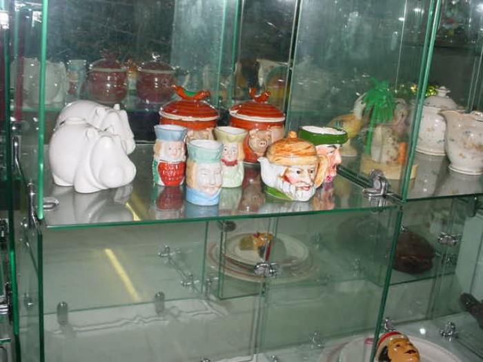 More of the porcelains, pottery, glass