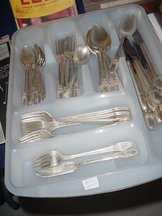 Vintage kitchenware, serving pieces, silver plate, 