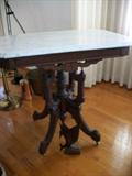 marble top East-Lake small table