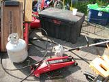 truck tool box and power jack