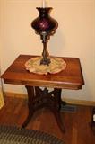 East lake table & lamp