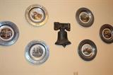 Pewter Revolution collectors plates