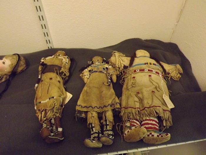 Antique Native American Dolls 