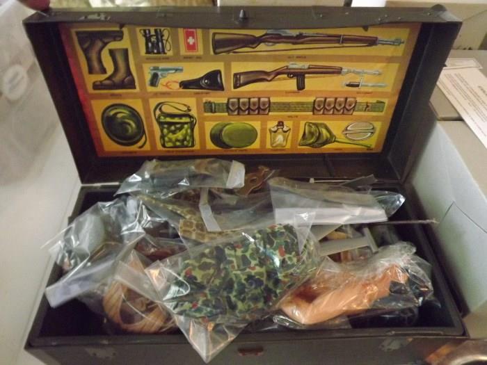 Vintage GI-JO with accessories new in box 