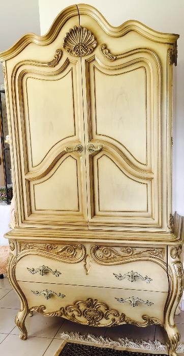 ROMWEBER french provincial Bombay cabinet
