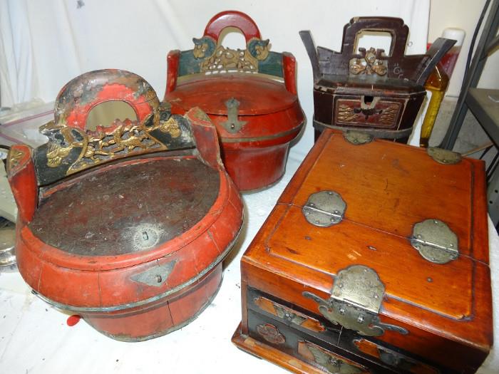 Some of the 19th c. Chinese boxes