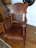 Vintage oak rocker