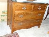 Vintage oak bureau