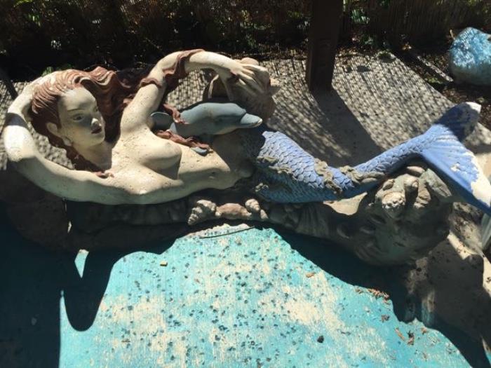 Our mermaid is over 3 feet long.  She could be your mermaid...