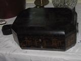 Antique Chinese box with two locks
